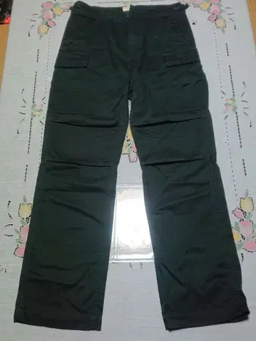 AVIREX 아비렉스 카고 팬츠 밀리터리 블랙