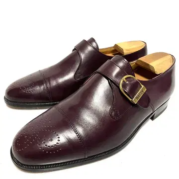 극미품 BALLY 발리 몽크 스트랩 7.5(26cm) 보르도