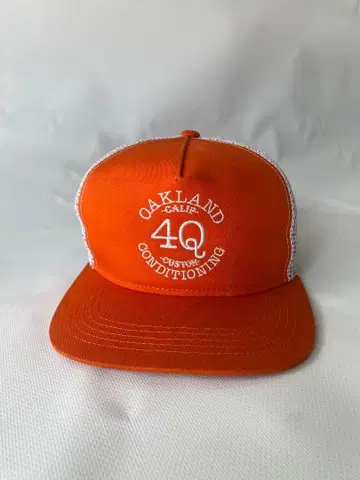 4Q CONDITIONING 메쉬 캡 USA 새상품급 Orange
