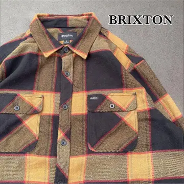 새상품급 BRIXTON BOWERY L/S 플란넬 셔츠 L 사이즈