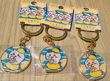 세토우치 레몬 치이카와 (먼작귀) 지역 한정 키링 3개 세트