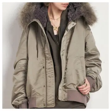 새상품 AP STUDIO 봄버 자켓 카키B