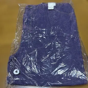 PUNYUS 보라색 데님 팬츠 사이즈 4