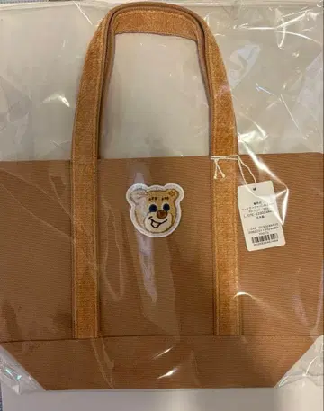 페이러 올드 테디 와펜 토트백 베이지 스몰 곰 새상품