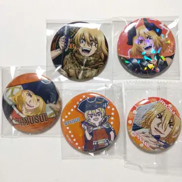 Dr.STONE 나나미 류스이 캔뱃지 5개 세트