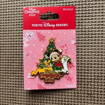 디즈니 크리스마스 2025 핀 배지 미키 플루토 트리