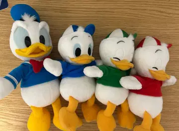 도널드 덕 봉제 인형 4개 세트
