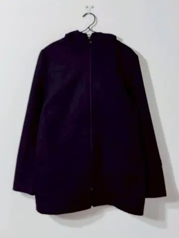 michel beaudouin 울 지퍼 후드 자켓 코트