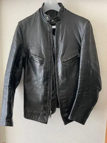 Schott BROS 70s 라이더 자켓 싱글 블랙 역하