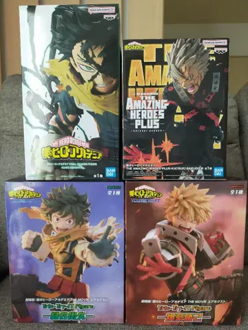 나의 히어로 아카데미아 피규어 4체 세트