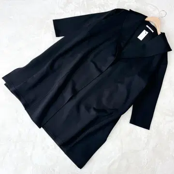 [택 포함 새상품] comme le nuage 롱 코트 블랙