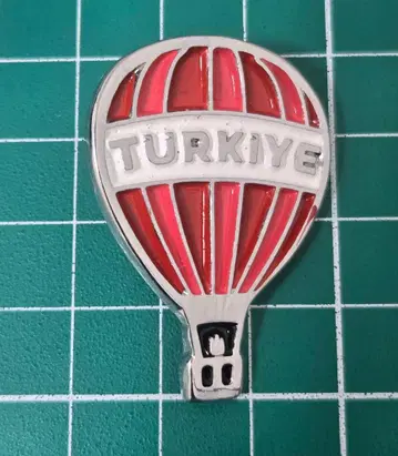 만박 터키관 핀 배지 핀즈 터키 파빌리온 빨간색 열기구