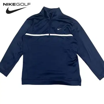 [ 고품질 ] 나이키 골프 하프 지퍼 안감 플리스 골프웨어 로고 자수