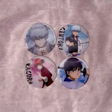 은혼 캔뱃지 긴토키 신파치 카구라