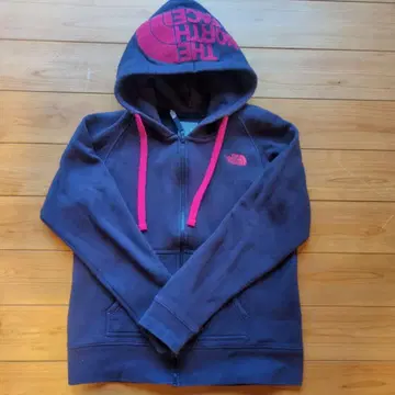 THE NORTH FACE 네이비 리어뷰 로고 후디