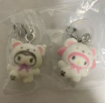 산리오 캐릭터즈 포근포근 스노우 메지루시 액세서리