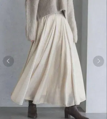 Apart by 하쿠 프린트 볼륨 스커트 S 사이즈