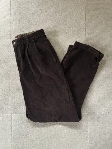 타미힐피거 코듀로이 팬츠 32 브라운 90s