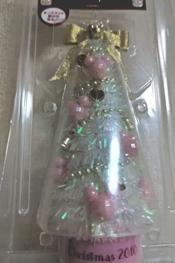 디즈니 크리스마스 트리 2010 화이트 핑크 디즈니 크리스마스