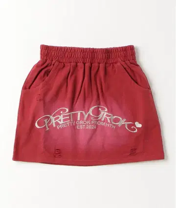 HTH sweat logo mini skirt