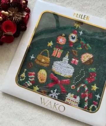 WAKO x FEILER 크리스마스 손수건