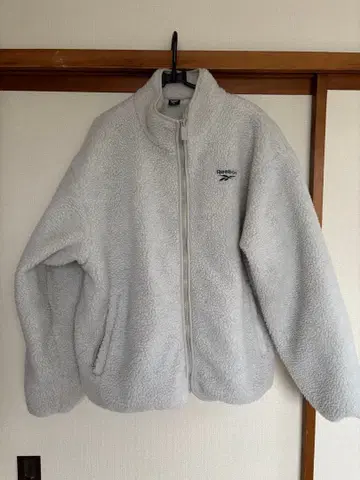 Reebok 플리스 자켓 그레이