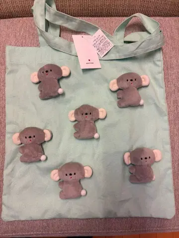 완판템 택 포함 메리제니 니코야마 포케 앉은 코알라 봉제 인형 토트