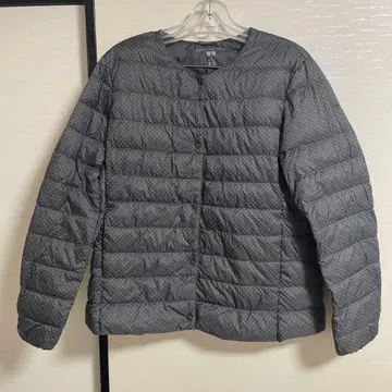 유니클로 울트라 라이트 다운 다운 자켓 노카라 이너 다운