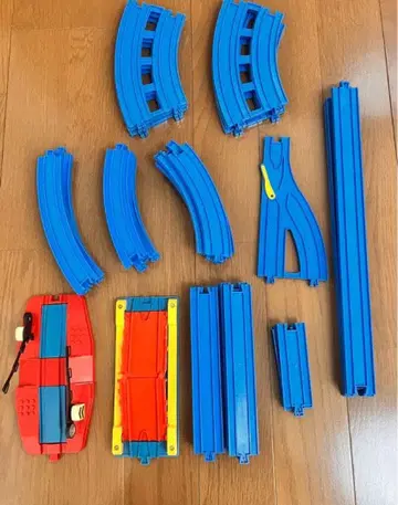 프라레일 레일 40개 세트 건널목, 경사판 포함