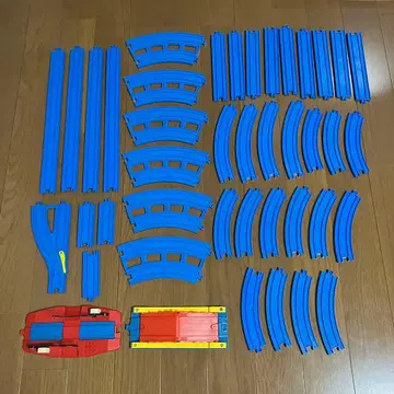 프라레일 레일 40개 세트 건널목, 경사판 포함