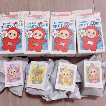 POPMART 텔레토비즈 'Say Hello' 파스텔 컬러 4종 세트