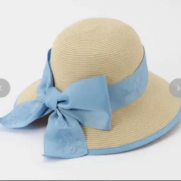 [ 새상품,미사용 택 포함 ] 시마무라 치하루 스트로우 햇 아리엘 모자