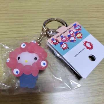 미야쿠미야쿠 변신 입체 마스코트 클리어 컬러 키링 키티