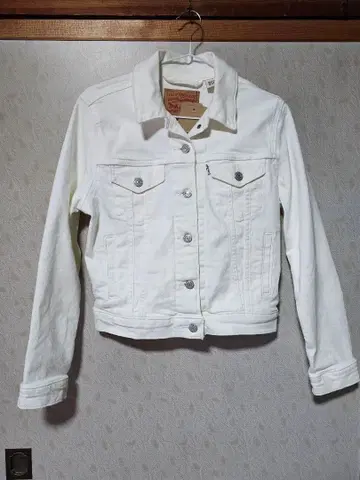 Levi's 리바이스 데님 자켓 G 화이트 흰색