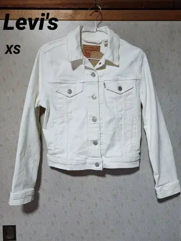 Levi's 리바이스 데님 자켓 G 화이트 흰색