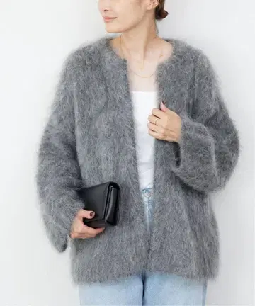 새상품급 Deuxieme Classe PORTMIX 크루넥 가디건