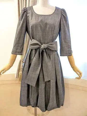 코투 데님조 원피스 40 벌룬 스커트