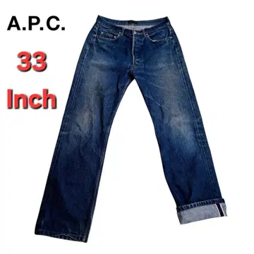 APC 아페쎄 데님 청바지 일본제 33Inch
