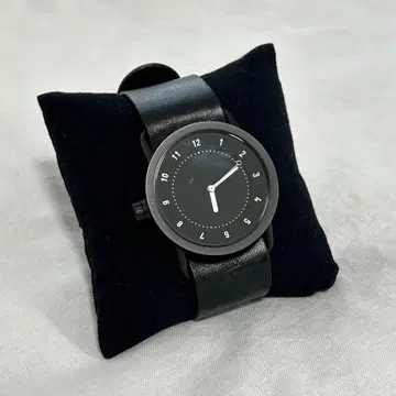 [ 기간 한정 ] TID Watches 블랙 가죽 벨트 워치