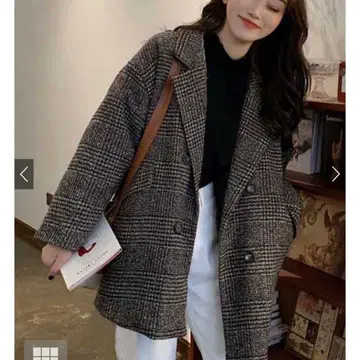 GRL 글렌체크 트위드 자켓[at2131]