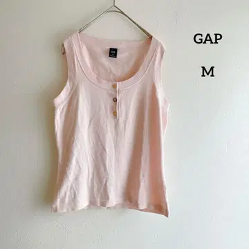 GAP 탱크탑 실크 혼방 핑크 M 새상품급