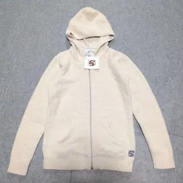 택 포함 새상품 Kashwere 후드 부착 후드티 S 아이보리 베이지