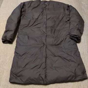 MUJI 다운 롱 코트 보라색/브라운 계열 XS~S