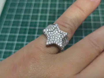 AVALANCHE 아발란치 반지 스타 LEX 착용? 래퍼 착용? 별 모양