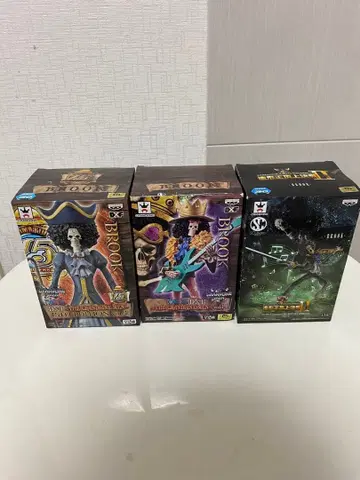 [ 새상품급 ] 원피스 ONE PIECE 브룩 피규어 3체 세트