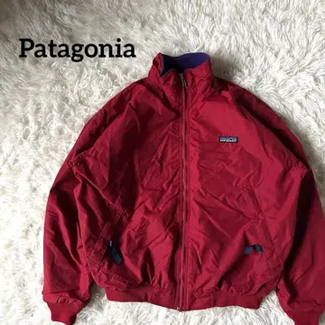파타고니아 USA제 쉘드 신틸라 플리스 빨간색 보라색 S
