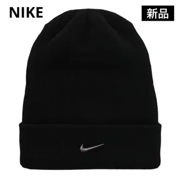 [ 새상품 ] Nike 피크 블랙 니트 모자