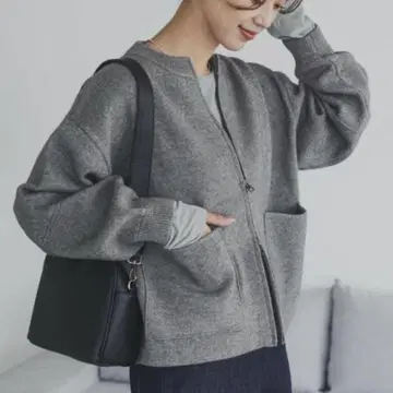 어반 리서치 도어스 니트 ZIP 블루종