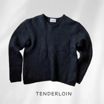 텐더 로인 샤기 니트 모헤어 니트 남성용 L