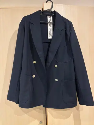 네이비 더블 브레스트 테일러드 자켓 MACKJ201909